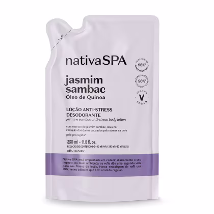 Imagem do produto Refil Loção Corporal Anti-stress Nativa SPA Jasmim Sambac 400ml