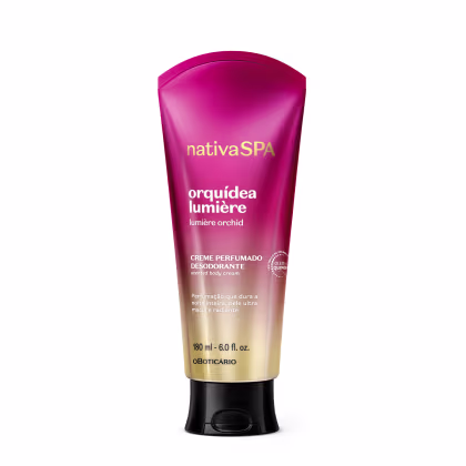 Imagem do produto Creme Perfumado Desodorante Nativa SPA Orquídea Lumière 180ml