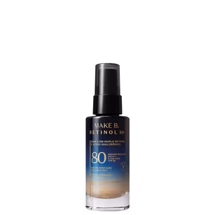 Imagem do produto o Boticário Make B. Retinol H+ FPS 80 Cor 25 - Base Líquida 26g