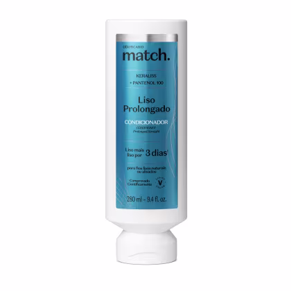Imagem do produto Match. o Boticário Liso Prolongado - Condicionador 280ml