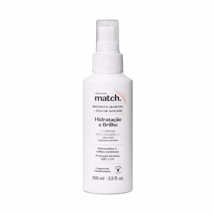 Imagem do produto Match o Boticário Hidratação e Brilho - Fluido de Brilho Capilar 100ml