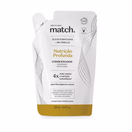 Imagem do produto Refil Condicionador Match Nutrição Profunda 250ml