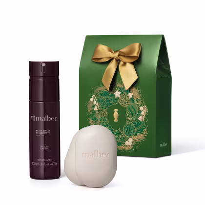 Imagem do produto Kit Presente Natal Malbec Cuidados (2 itens)