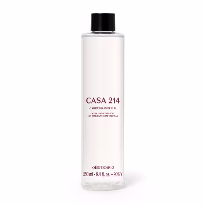 Imagem do produto Casa 214 o Boticário Gardênia Imperial Refil - Difusor de Ambiente com Varetas 250ml