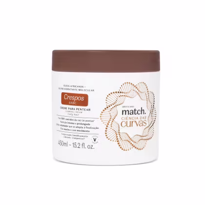 Imagem do produto Match o Boticário Ciência das Curvas Crespos - Creme para Pentear 450ml