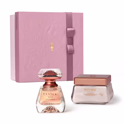 Imagem do produto Conjunto Elysèe o Boticário Feminino - Eau de Parfum 50ml + Creme Acetinado Hidratante Desodorante Corporal 250g 