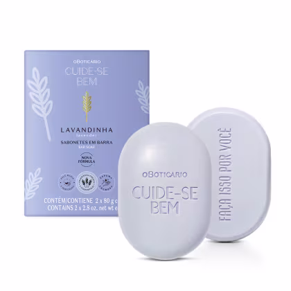Imagem do produto Kit Sabonete em Barra Cuide-se Bem Lavandinha 2x 80g
