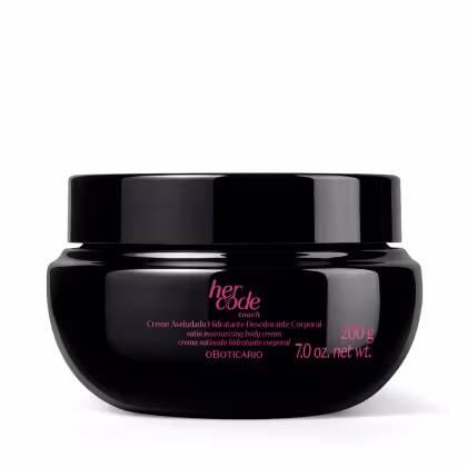 Imagem do produto Creme Aveludado Hidratante Desodorante Corporal Her Code Touch 200g