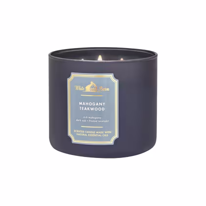 Imagem do produto Vela Aromática Mahogany Teakwood White Barn Bath & Body Works 411G