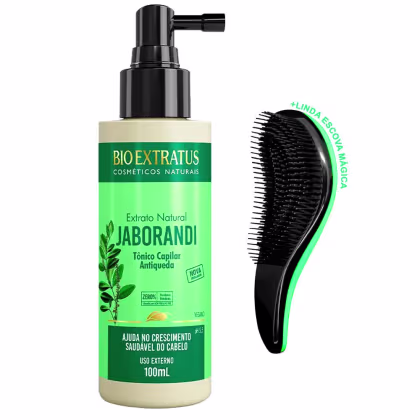Imagem do produto Spray Antiqueda Jaborandi Bio Extratus Cresce Cabelo +Escova