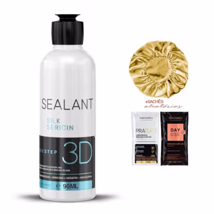 Imagem do produto Selagem Borabella Selante Capilar Térmico 90ml +Sachê/Touca