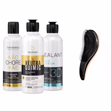Imagem do produto Borabella Selagem + NCM P2 + Neutra 90ml + Escova Desata nós