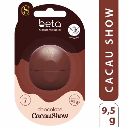 Imagem do produto Beta Hidratante Labial Chocolate Cacau Show 9,5g