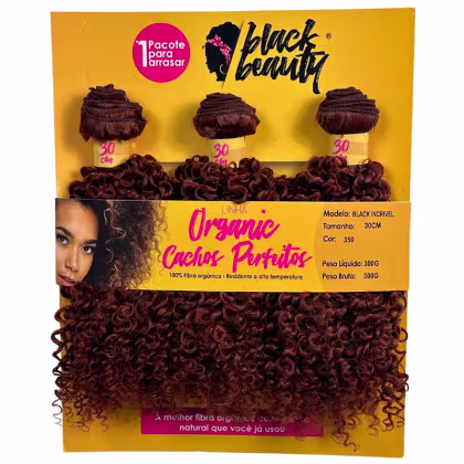 Imagem do produto Cabelo Organica Black Incrivel 30cm - 350