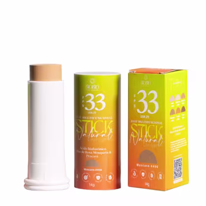 Imagem do produto Base Multifuncional em Bastão com Cor e Protetor Solar FPS33 - #400 Mascavo