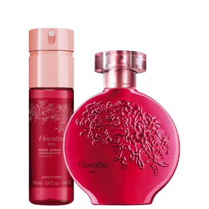 Imagem do produto Conjunto Floratta Red o Boticário Feminino - Desodorante Colônia 75ml + Body Spray Desodorante 100ml