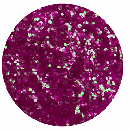 Imagem do produto Glitter Holográfico Flocado Rosa Brilhante 3g