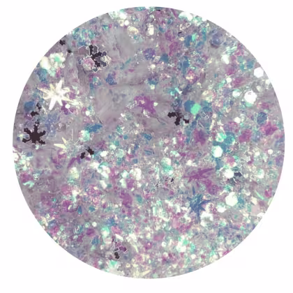 Imagem do produto Glitter Flocado Floco de Neve Brilhante