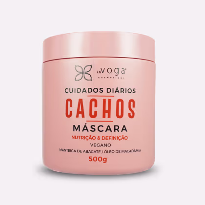 Máscara Cachos, da marca In Voga.