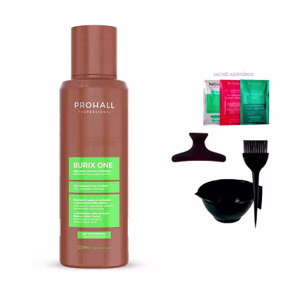 Imagem do produto Antifrizz Burix One 120ml Prohall +Cumbuca/Presilha/Sachê