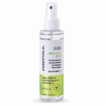 Imagem do produto Tônico Facial Sleep Essentials Masculino Pele Oleosa Acne 140mL B.URB