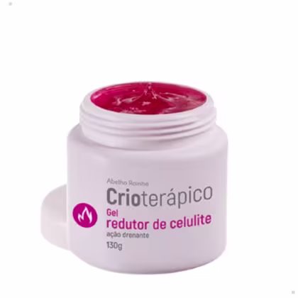 Gel Redutor de Celulite Abelha Rainha Crioterápico Ação Drenante, 130g.