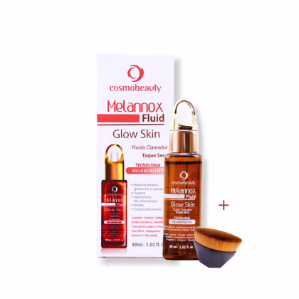 Imagem do produto Cosmobeauty Melannox Fluid Glow Skin Clareador 30ml +pincel