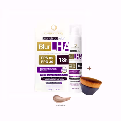 Imagem do produto Cosmobeauty Filtro Blur LHA Pele Coreana Natural e Pincel
