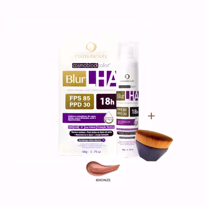 Imagem do produto Cosmobeauty Filtro Blur LHA FPS 85 Coreana Bronze +Pincel