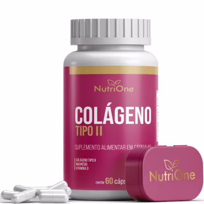 Imagem do produto Colágeno Tipo 2 60 Cáps + Vitamina D e Magnésio - Nutrione