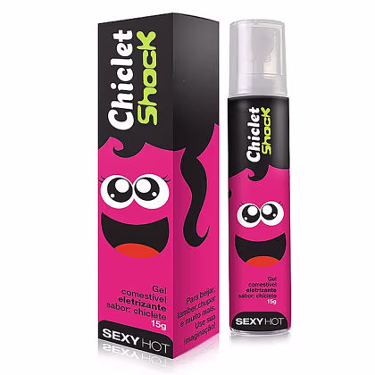 Imagem do produto Chiclet Shock - Gel Beijável Eletrizante Excitante Vibrador Líquido 15g
