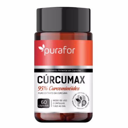 Imagem do produto Curcumax 95% Curcominoides Curcuma Pura 60 Capsulas Purafor