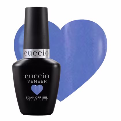 Esmalte em Gel Cuccio Brasil Veneer Hema Free Warm Blue 13ml.
