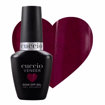 Esmalte em Gel Cuccio Brasil Veneer Hema Free Purple Jam 13ml.