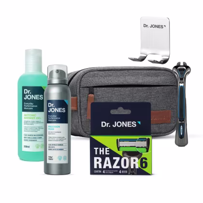 Imagem do produto Combo The Razor 6 Barbear Clássico + Suporte (6 itens)