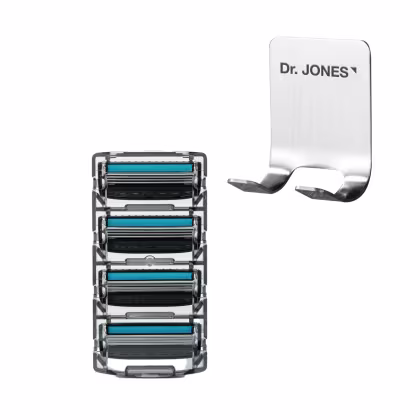 Imagem do produto Combo The Razor 4: Kit Recargas (4 unidades) + Suporte