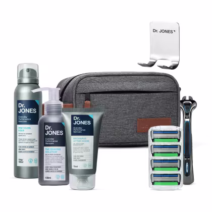 Imagem do produto Kit The Razor 6 Barbear Clássico + Suporte (7 itens)