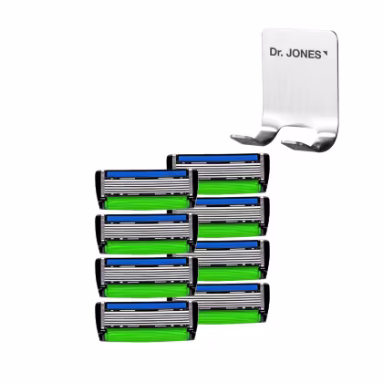 Imagem do produto Combo Barba The Razor 6: 8 Recargas + Suporte