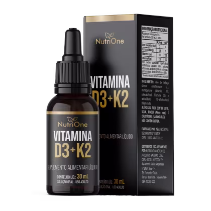 Imagem do produto Vit. D3 2.000UI + K2 MK7 120mcg Gotas 120 Doses - Nutrione