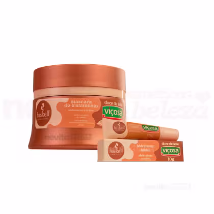 Imagem do produto Máscara Cabelo Doce de Leite Haskell + Gloss Protetor Labial