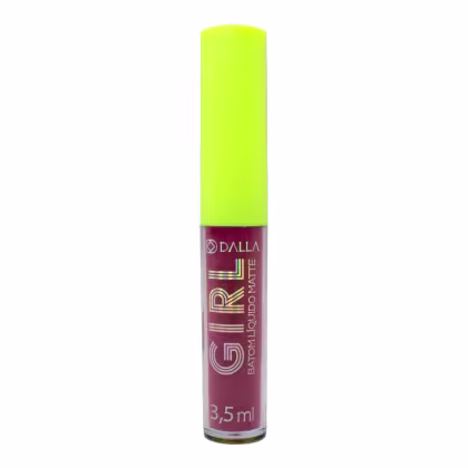 Imagem do produto Batom Líquido Matte Com Manteiga de Karitê 3,5ml Girls Just Wanna Have Fun Dalla Cor DL0898-04