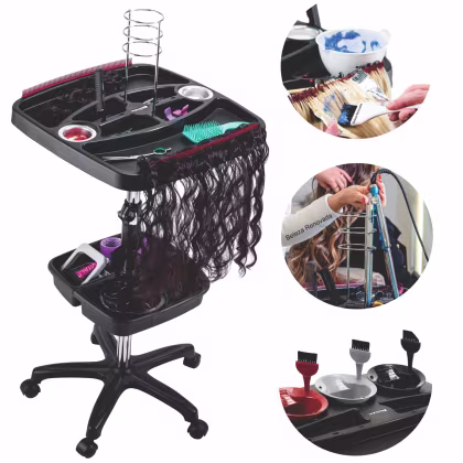 Imagem do produto Carrinho Auxiliar Mega Hair Dompel Cabelereiro Profissional