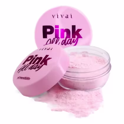 Imagem do produto Pó Translucido Pink All Day 1011 Vivai  Rosa