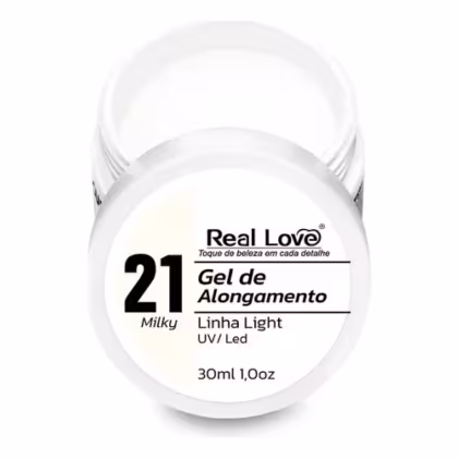 Imagem do produto Gel Real Love 21 Renda Milky 30Ml Led Uv