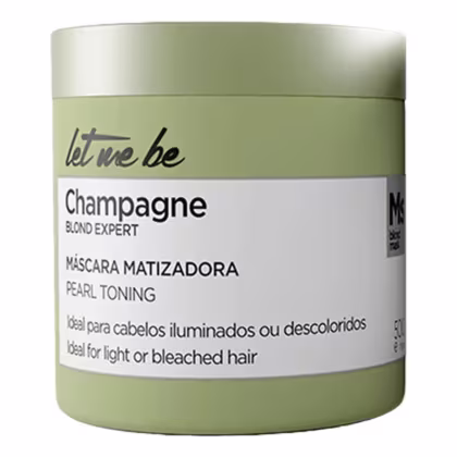 Imagem do produto Mascara Matizadora Champanhe Efeito Pérolado Let Me Be 500G