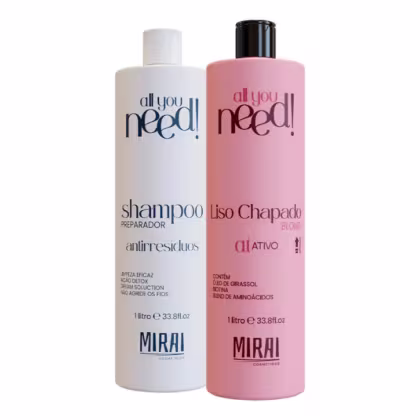 Imagem do produto Kit Liso Chapado Shampoo  + Blond 1L - Mirai
