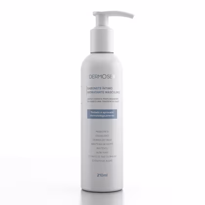Imagem do produto Sabonete íntimo Hidratante Masculino Dermosex 210ml Limpeza eficaz e Hidratação prolongada com Prebióticos