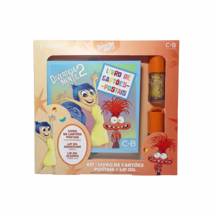 Imagem do produto Kit Livro Cartões Postais + 2 Lip Oils Divertida Mente & Sabrina Sato