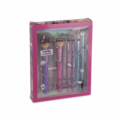 Imagem do produto Kit 6 Pincéis Princesas Disney - Fenzza