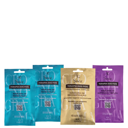 Imagem do produto Kit Eudora Siàge Terapia dos Fios Cronograma Capilar + Hidratação (4 Produtos)